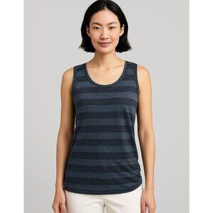 Talbots Nautical Striped East Coast Sleeveless Lattice Side Tie Top Size M Petit